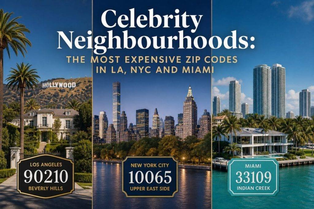 Zip Code Bio Celebrity Neighbourhoods: The Most Expensive Zip Codes in LA, NYC and ...
